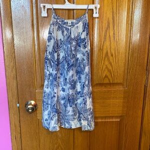 Banana Republic Blue and White Paisley Bandana Blouse